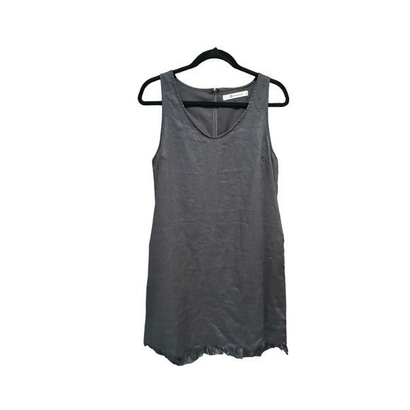 Impeccable‎ Pig Linen Dress Womens L Basic Essential Timeless Sustainable Earthy - Picture 5 of 9